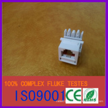 RJ11 6P4C telephonic Оптовое гнездо Keystone Cat3